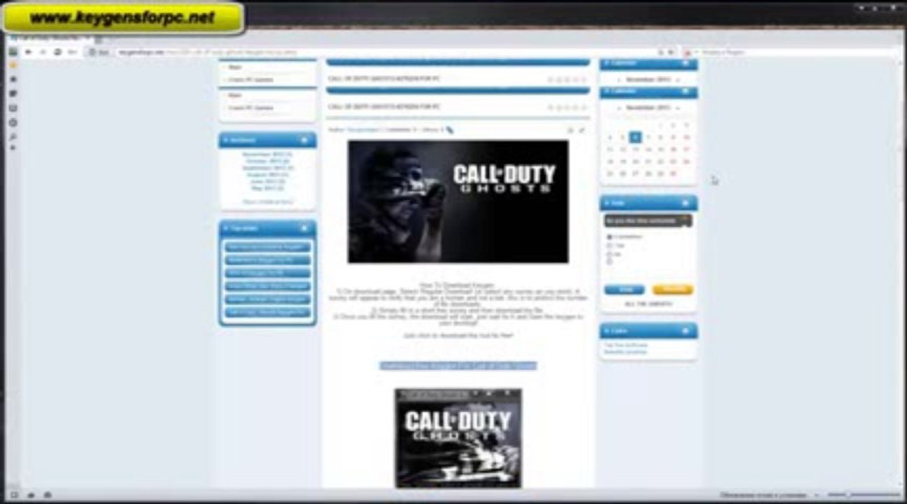 Call of Duty- Ghosts ® Keygen Crack + Torrent FREE DOWNLOAD