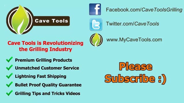 Three Piece Stainless Steel BBQ Set By Cave Tools