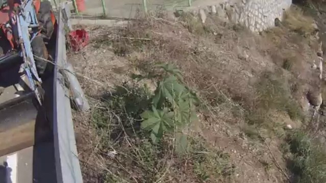 창원 산남지 3630 수문 아래 지역 진입 11.13.2013 GoPro Bass Fishing