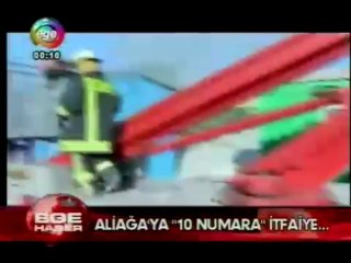 EGE TV- ALİAĞA'YA YENİ İTFAİYE GRUBU- BAŞKAN OĞUZ'DAN AÇIKLAMA