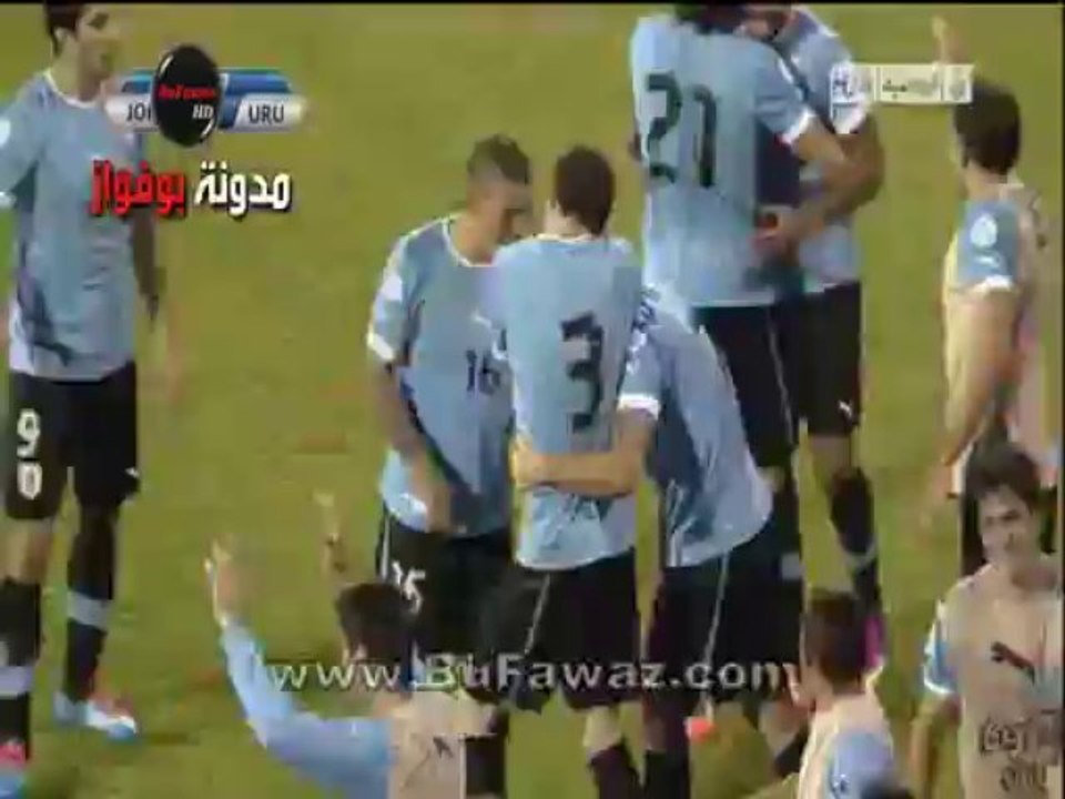 ما قاله المعلق عثمان القريني بعد الهدف الرابع للاوراغواي على الاردن
