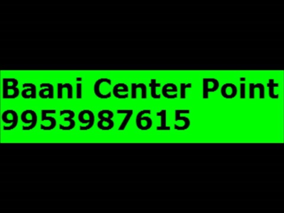 Nisha Mehta 9953987615 Baani Center Point Small Units-Shops