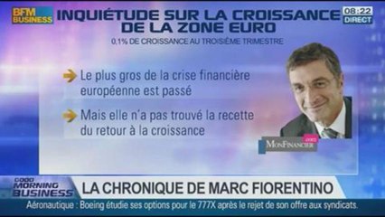 Marc Fiorentino: Inquiétude sur la croissance de la zone euro – 15/11