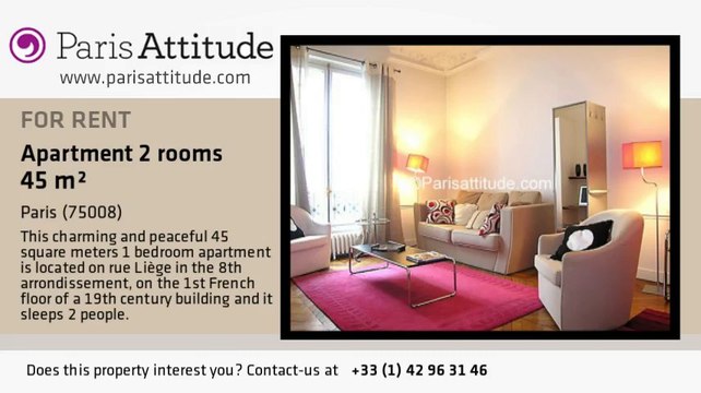 1 Bedroom Apartment for rent - St-Lazare, Paris - Ref. 1413