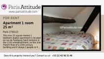 Alcove Studio Apartment for rent - Nation, Paris - Ref. 506