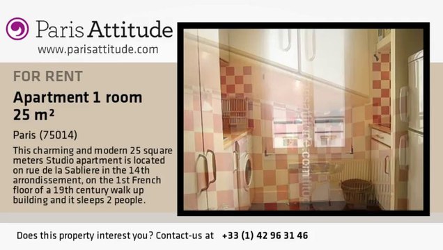 Studio Apartment for rent - Alésia, Paris - Ref. 5050