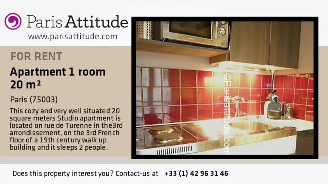 Studio Apartment for rent - Temple, Paris - Ref. 4444