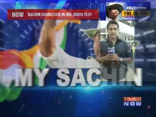 Sachin Tendulkar misses out on century in final Test