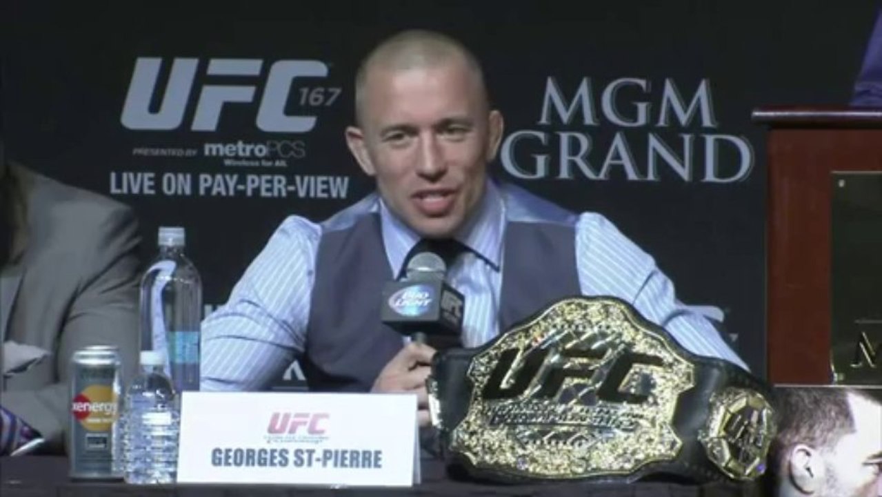 UFC 167_ Pre-fight Press Conference