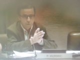 Conseil de CUB du 15 novembre 2013. Pierre Hurmic répond à Alain Juppé dans le cadre du débat d'orientation budgétaire sur la prise de compétences de la CUB concernant le sport, la culture, la propreté