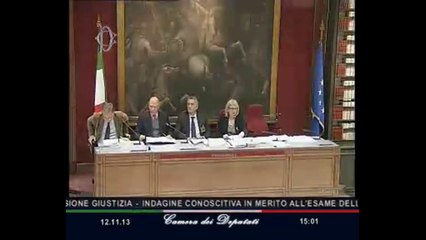 Roma - Audizioni su delitti contro l'ambiente e cannabis (12.11.13)
