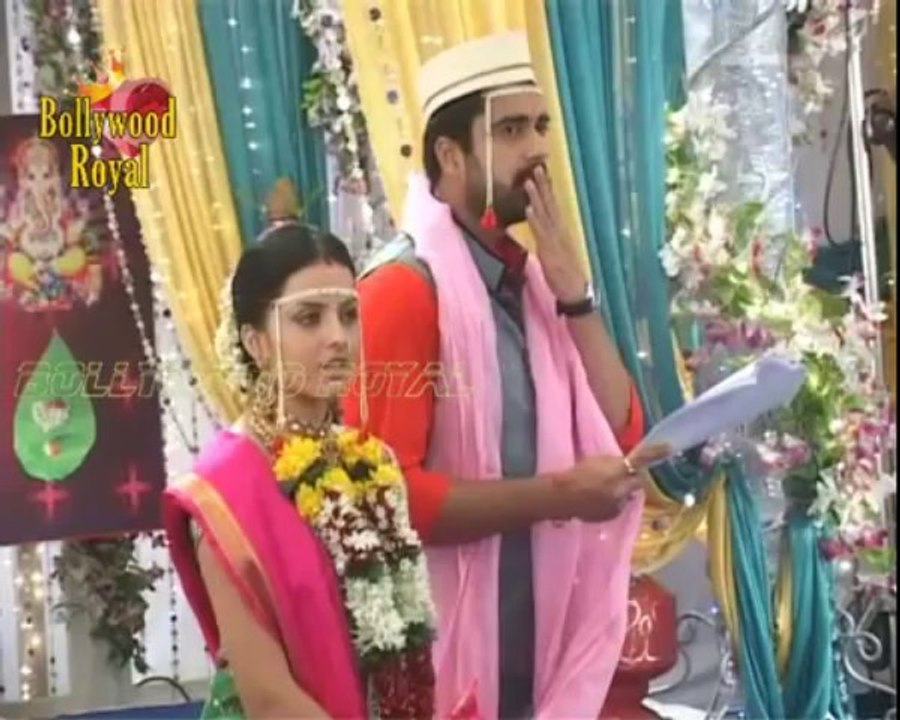 On location of TV Serial 'Iss Pyaar Ko Kya Naam Doon Ek Baar Phir'  Marriage of Aastha and Shlok  1