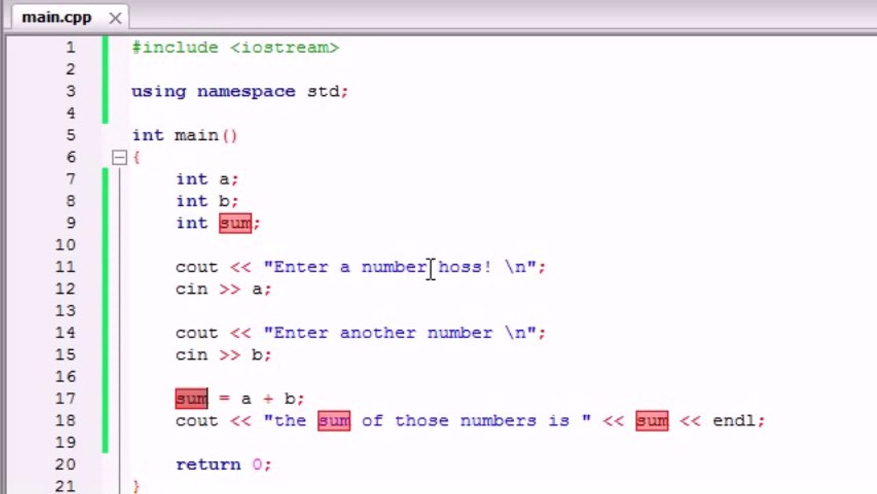 C Programming Tutorials - 5 - Creating a Basic Calculator By MNRAQ