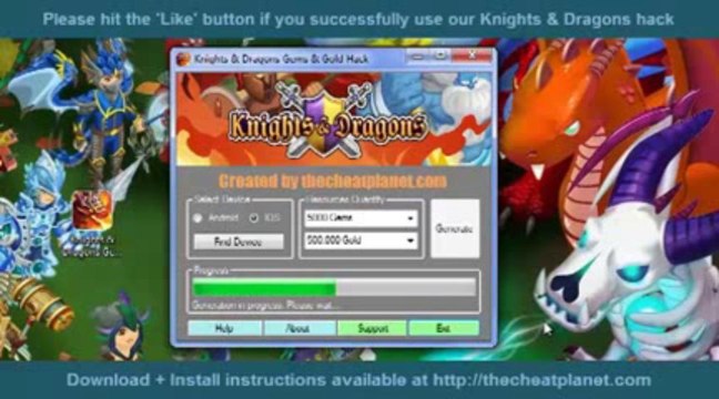 KNIGHTS AND DRAGONS HACK % Pirater [Link In Description] November - December 2013 Update