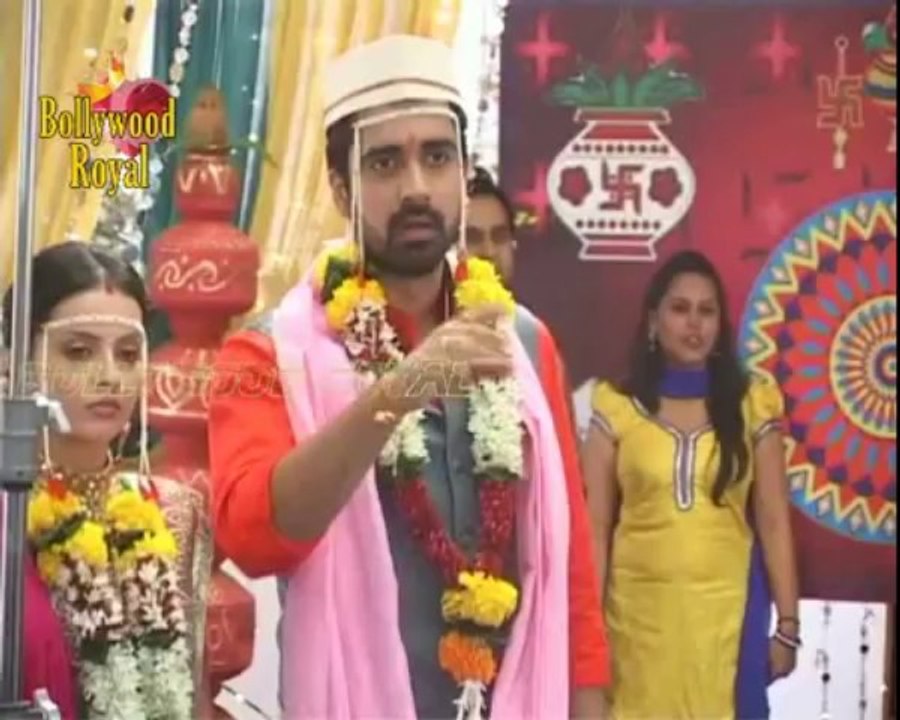 On location of TV Serial 'Iss Pyaar Ko Kya Naam Doon Ek Baar Phir'  Marriage of Aastha and Shlok  2