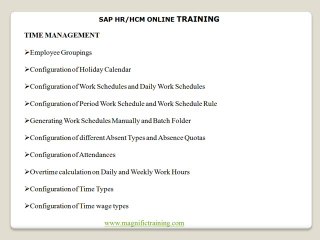 Sap hr/hcm online training