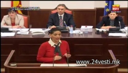 SOBRANIE ZA BUDZET VESNA BENDEVSKA I ZORAN STAVREVSKI  15 11 2013