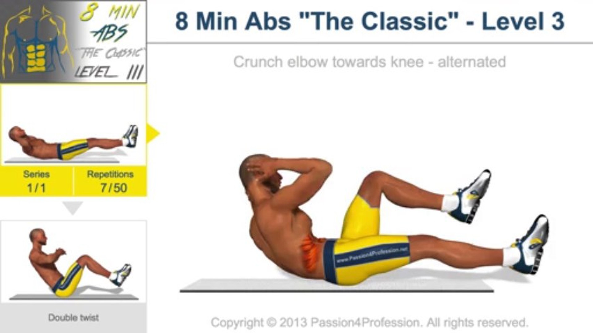 8 MIN LOWER ABS WORKOUT