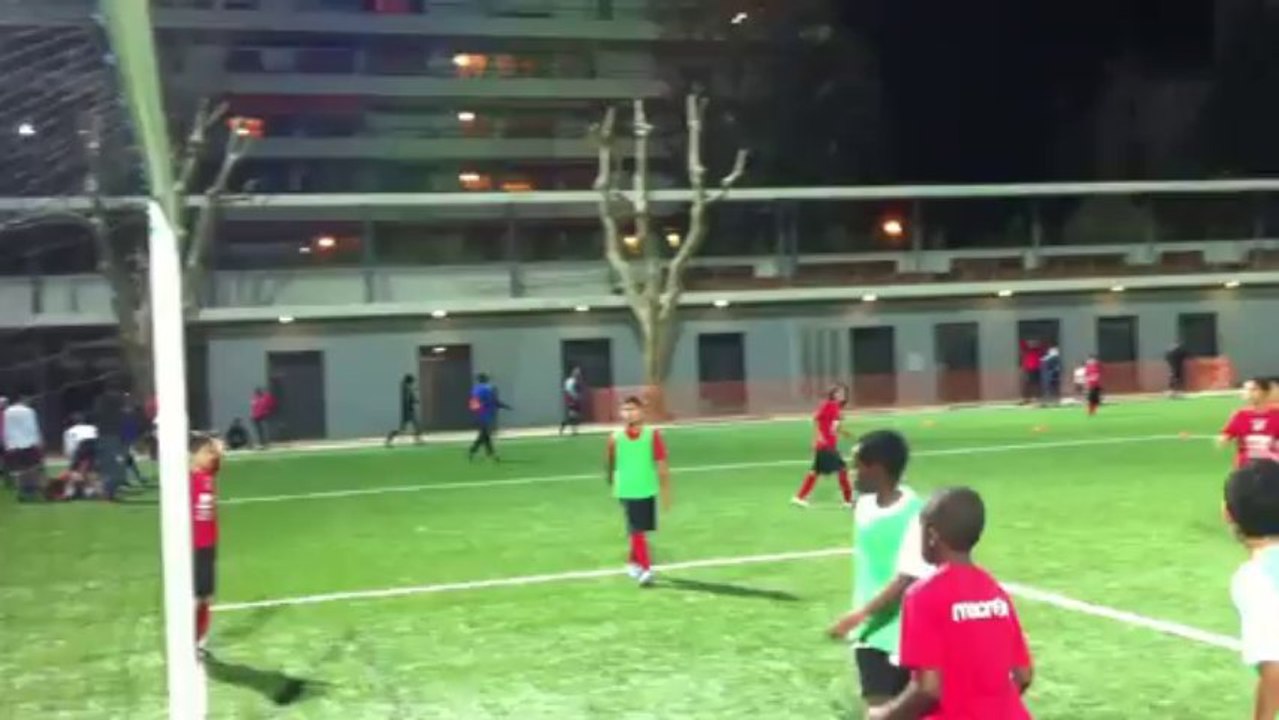 opposition U11 entrainement