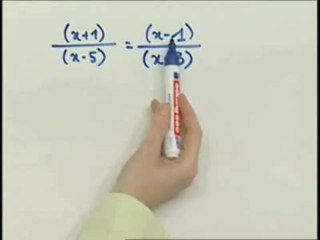 Résolution d'équations quotient - Exemple