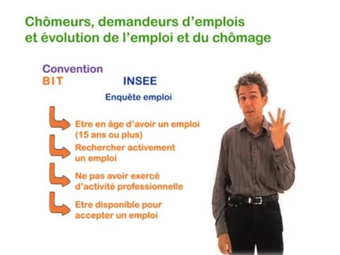 1.1 Chômeurs, demandeurs d'emplois et évolution de l'emploi et du chômage