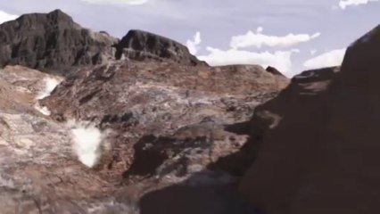 MARS il y a plusieurs millions d'années : simulation.