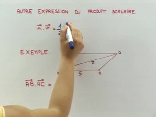 Propriétés du produit scalaire - Cours 2
