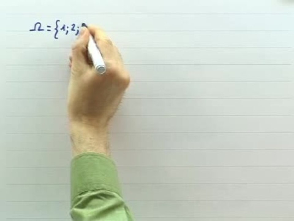 Généralités et vocabulaire des probabilités - Exo 1 : solution