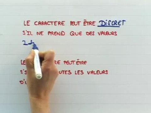 Les populations : effectifs et caractères - Cours 2