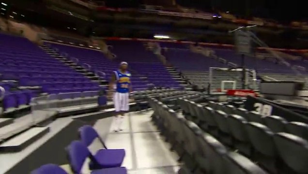 New World Record Basketball Shot!!! : 109 feet 9 inches.