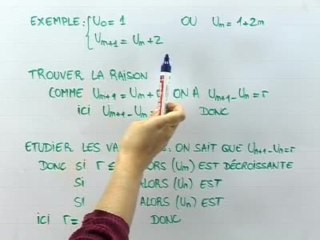 Les suites arithmétiques - Cours 3