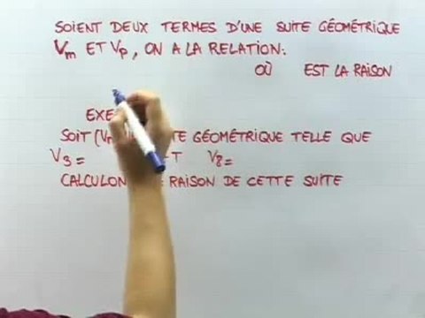 Les suites géométriques et arithmético-géométriques - Cours 3