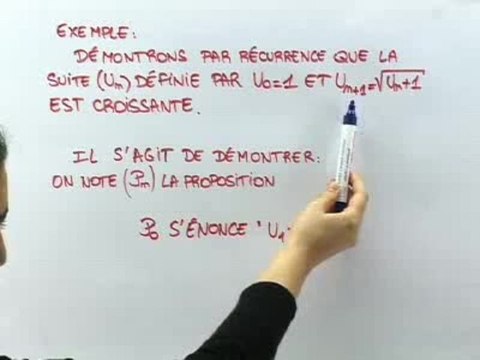 La démonstration par récurrence - Cours 3