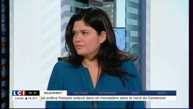 Raquel Garrido à l'émission Choisissez votre camp sur LCI le 15/11/2013