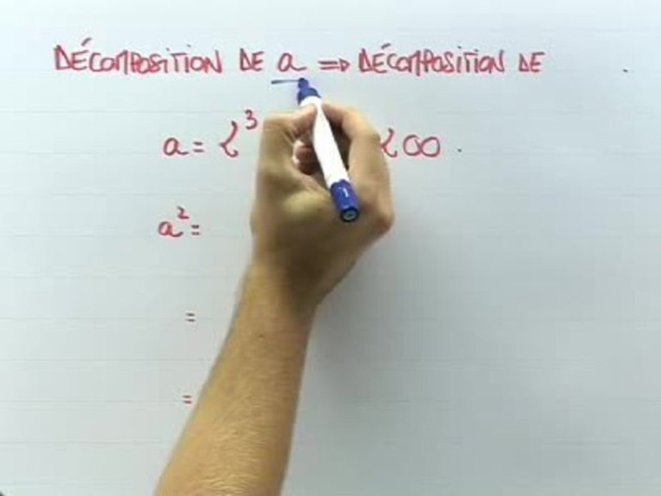 Les applications de la décomposition - Cours 2