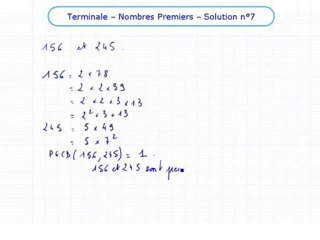 Les nombres premiers - Exo 7