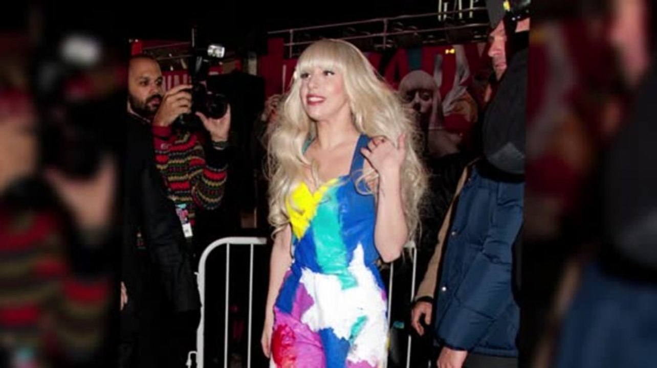 Lady Gaga bei Eröffnung des H&Ms am Times Square