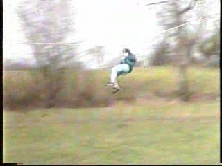 chute en tyrolienne (poulie) 2iem essai