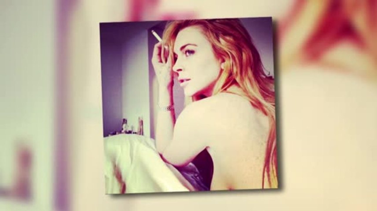 Lindsay lohan zeigt ihre kurven in einem oben-ohne bild