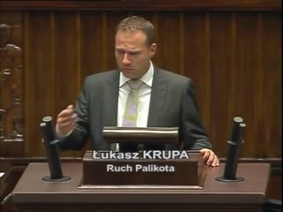 Łukasz Krupa - Wystąpienie z dnia 11 września 2013 roku.