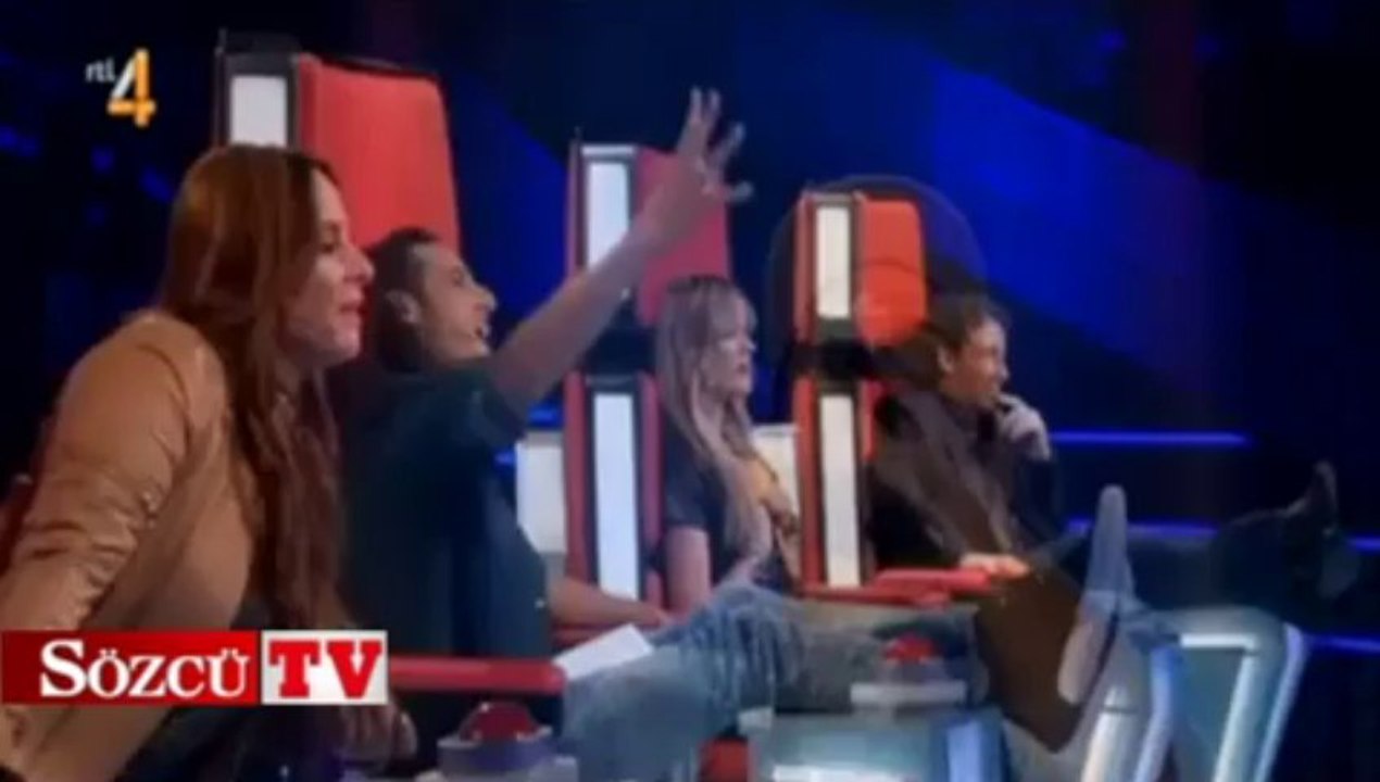 Yarışmacının sesini duyunca şoke oldular