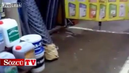 Avını havada yakaladı ama…