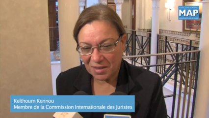 Biadillah reçoit une délégation de la Commission Internationale des Juristes
