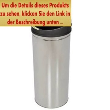 Angebote Mülleimer Abfallbehälter Abfalleimer Mistkübel Edelstahl mit Sensor Automatik 62 L