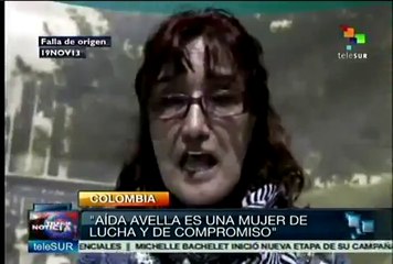 Aída Avella, candidata presidencial de la Unión Patriótica de Colombia