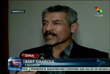 Gobierno de Siria asistirá a conferencia Ginebra 2 con mucha voluntad