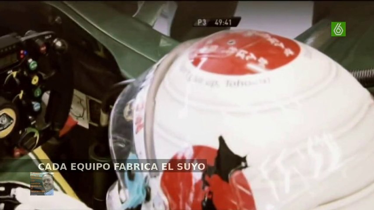 Evolución del volante de un F1