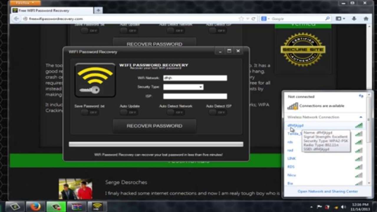 hack wifi password