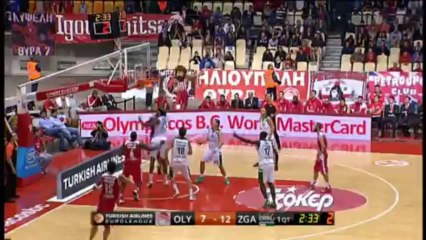 Highlights: Olympiacos Piraeus-Stelmet Zielona Gora