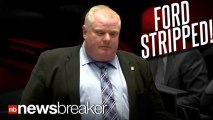 STEP DOWN!: City Council Votes to Strip Toronto Mayor Rob Ford of Some of his Duties